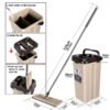 Scratch Mop 2 in 1 Self Clean Wash Dry Hands-Free with Bucket